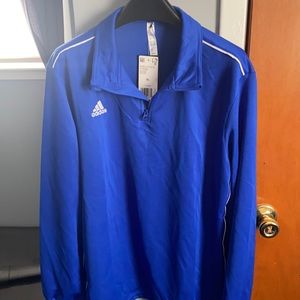 brand new, Adidas royal blue quarter zip